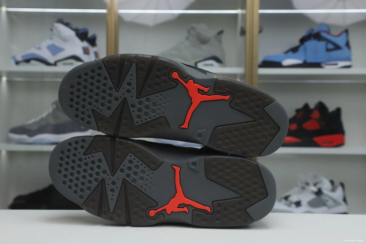 1st Kicks Shoes PARIS X 'IRON UrbanStyle 2004 Kimikick SAINT-GERMAIN 6 GREY' RETRO AIR JORDAN 1109